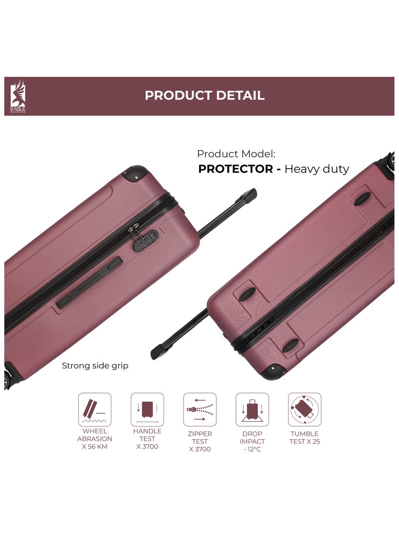 ايجل اكسبريس عربة واقية صلبة من مادة ABS مقاس 28 بوصة باللون الأحمر الأرجواني - Image 4