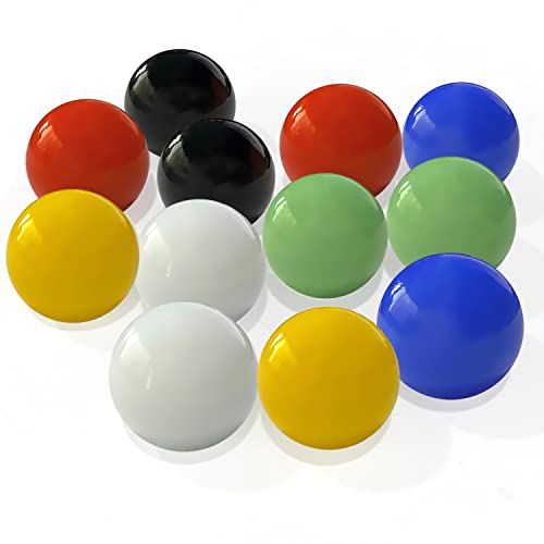 DODHEG 60 Pcs Glass Marbles Bulk Marbles for Various Marble Games 063 inch Multicolor - Image 1