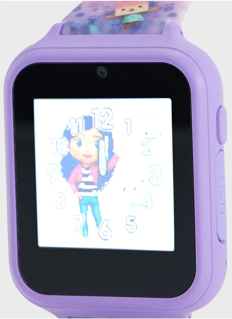 Gabby's Dollhouse Gabby'S Dollhouse Girls Smart Watch Pink Silicone Strap,  GAB4007