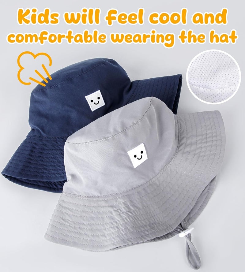 Baby Sun Hat UPF 50+ Adjustable Fit - 100% Polyester Breathable Mesh Toddler Sun Hat for Outdoor Beach Park Daily Use - Image 4