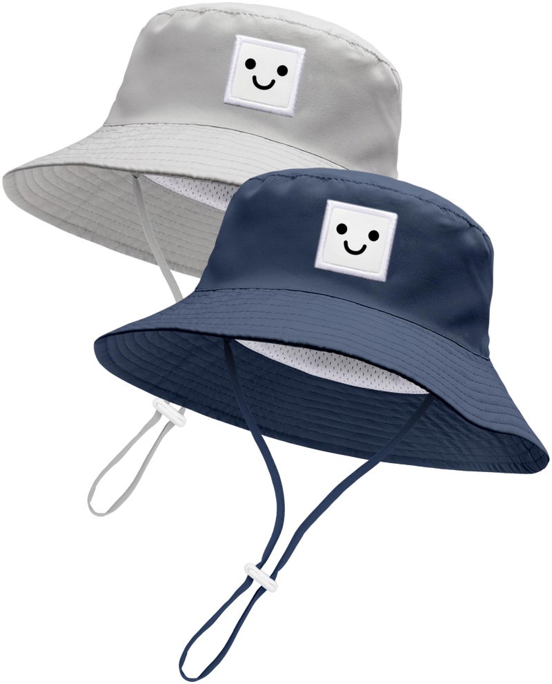 Baby Sun Hat UPF 50+ Adjustable Fit - 100% Polyester Breathable Mesh Toddler Sun Hat for Outdoor Beach Park Daily Use - Image 1