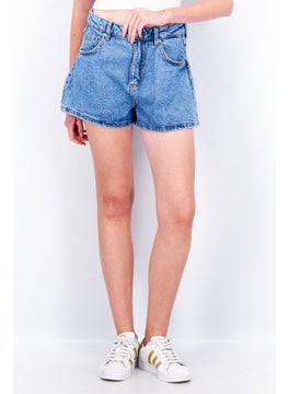 Women Washed Denim Short, Blue - pzsku/ZEB4821E6C687D147B9EAZ/45/_/1724351128/e7b00a09-aa79-464a-892c-2c639ff77600