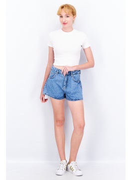 Women Washed Denim Short, Blue - pzsku/ZEB4821E6C687D147B9EAZ/45/_/1739110560/5bf90d58-eee5-4746-9cc0-8de63a8722a9