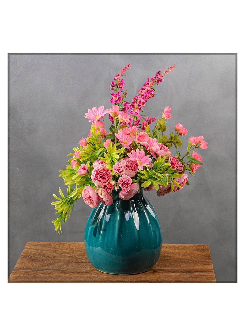 Yatai artificial flower Making with Vase