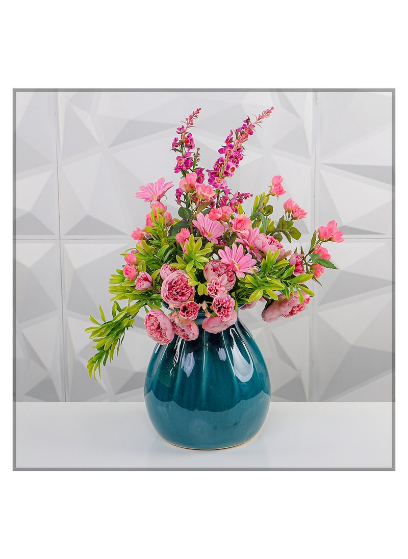 Yatai artificial flower Making with Vase