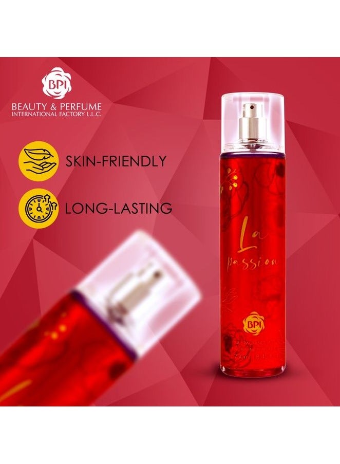 BPl La Passion Fragrance Mist Women 250ml - Image 3