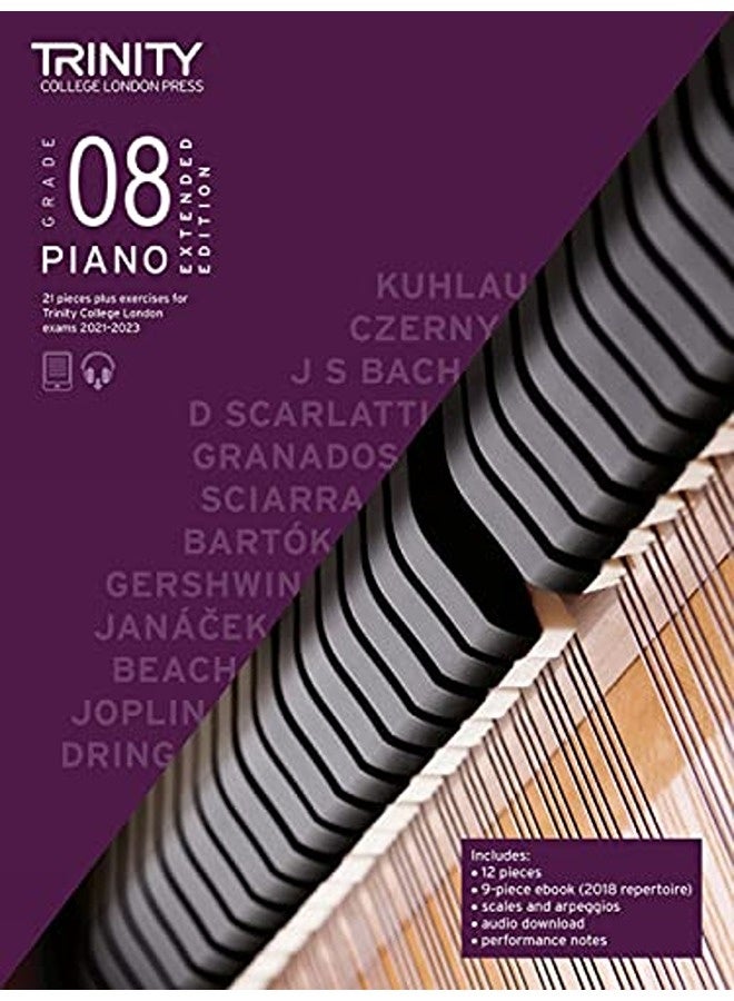 Trinity College London Piano Exam Pieces Plus Exercises 20212023 Grade 8  Extended Edition