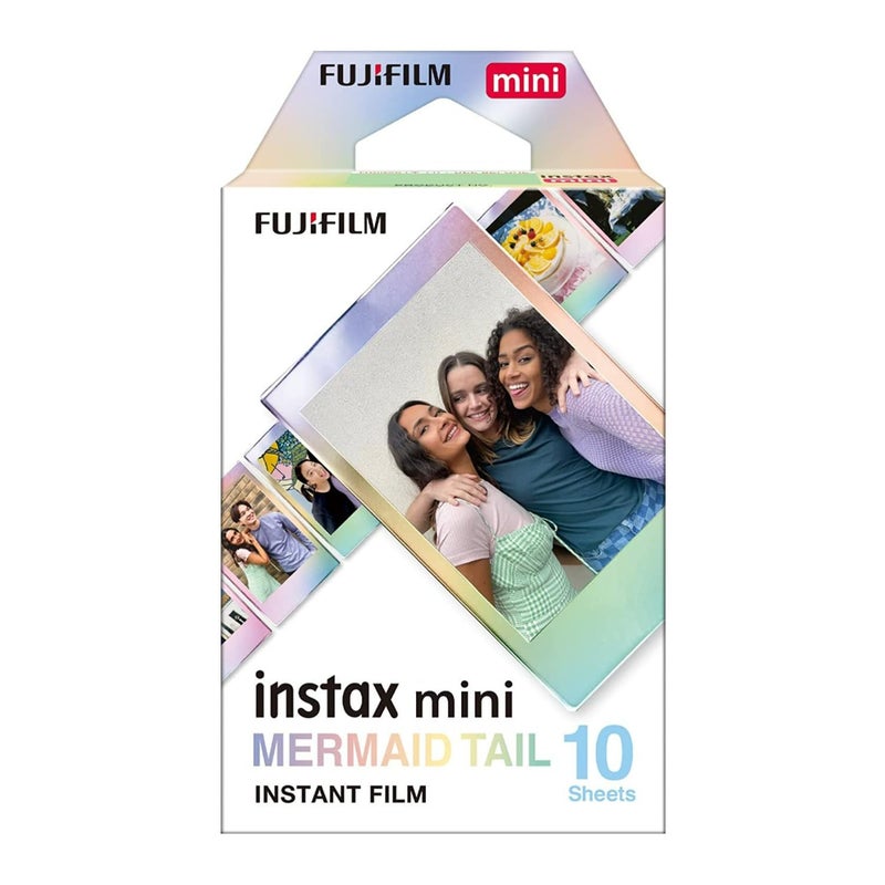 Fujifilm Instax Mini Mermaid Tail Film, Glitter Styles (10 Exposures) 3-Pack Bundle (3 Items) - Image 2