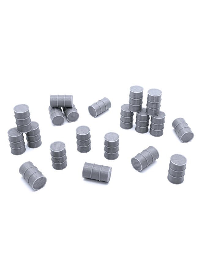 EnderToys Gas Barrels, Terrain Scenery for Tabletop 28mm Miniatures Wargame, 3D Printed and Paintable - Image 1