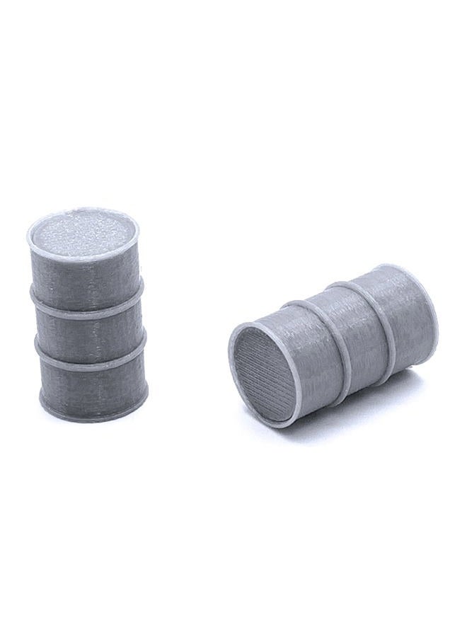 EnderToys Gas Barrels, Terrain Scenery for Tabletop 28mm Miniatures Wargame, 3D Printed and Paintable - Image 2