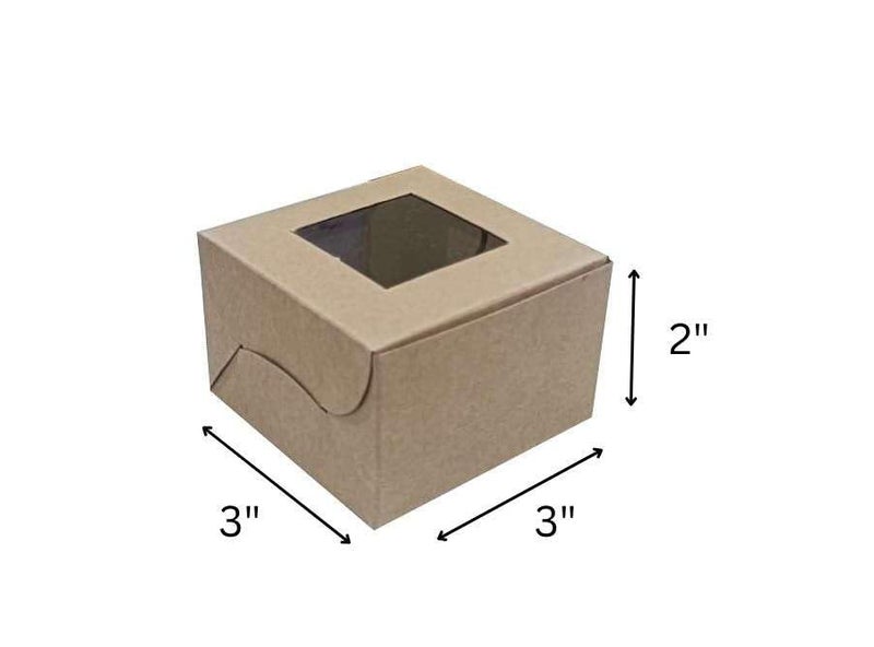 NIPS PACKAGING PVT LTD صناديق براوني نيبس التعبئة صندوق براوني واحد صندوق شوكولاتة متنوع صندوق لادو واحد صندوق بيض عيد الفصح 3 × 3 × 2 صناديق ملونة بنية عبوة من 50 - Image 4