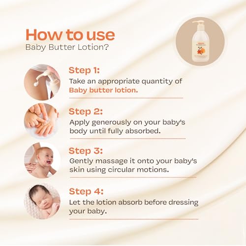 Maate Body Butter Lotion (300ml) | Enriched with Pure Kokum Butter & Sweet Flag Extract | Gentle Cream for Face, Skin & Body | Moisturizing Lotion for Kids 0–12 Years | Body Moisturizer - Image 5