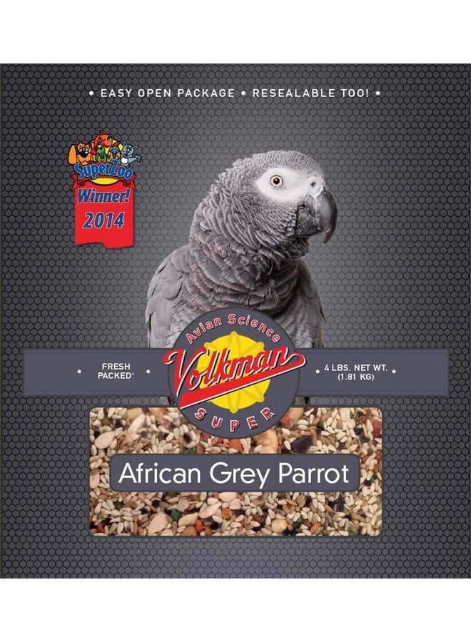 Volkman Avian Science Super African Grey Parrots Bird Food for 4 Lb- 2pack - Image 1
