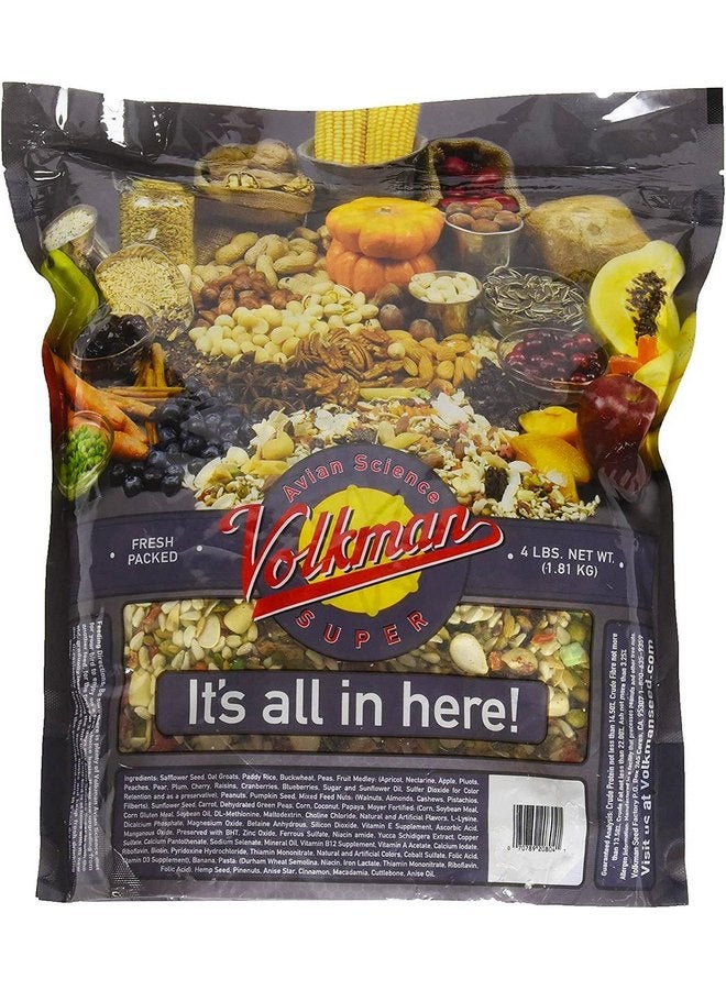 Volkman Avian Science Super African Grey Parrots Bird Food for 4 Lb- 2pack - Image 4