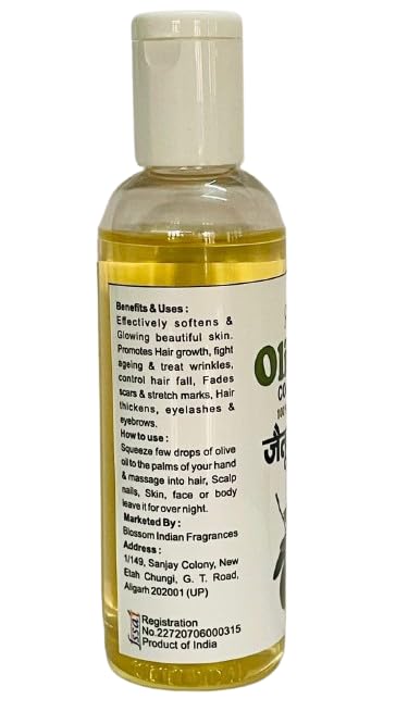 Roseka Pure Cold Pressed Extra Virgin Olive Oil For Hair Growth,Skin, Face and Massage (100ml, Pack of 1) - Image 2
