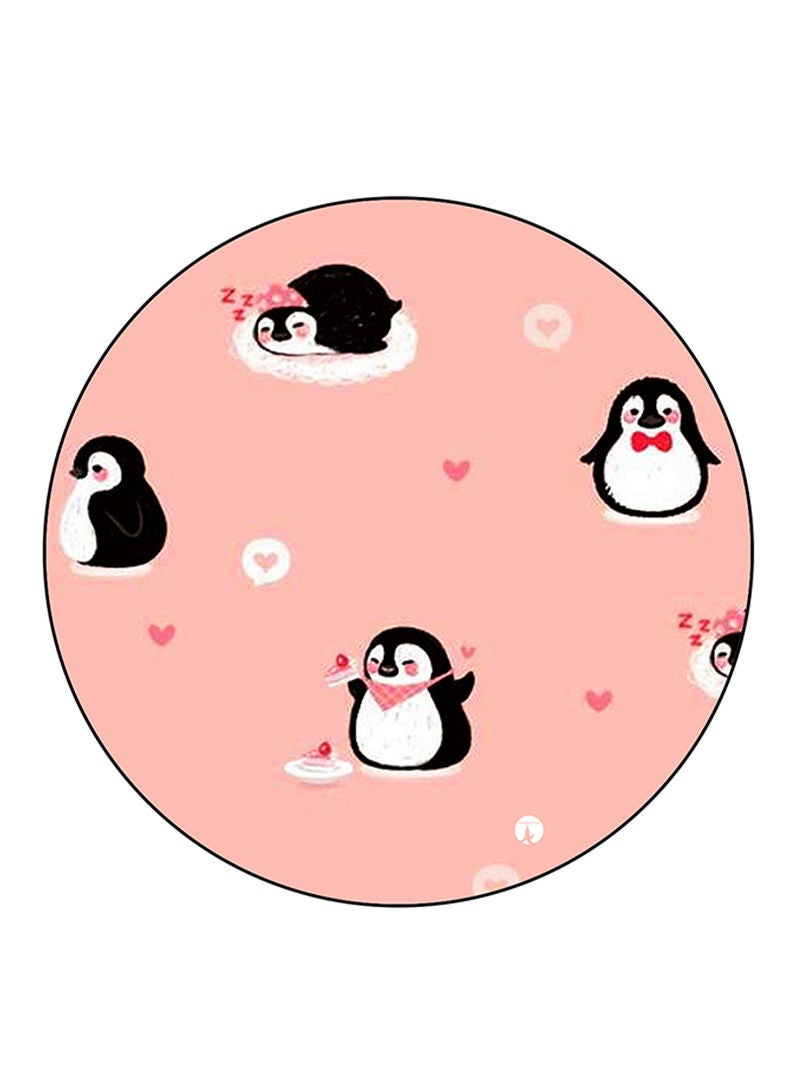 RKN Penguins Printed Mouse Pad  Multicolour 