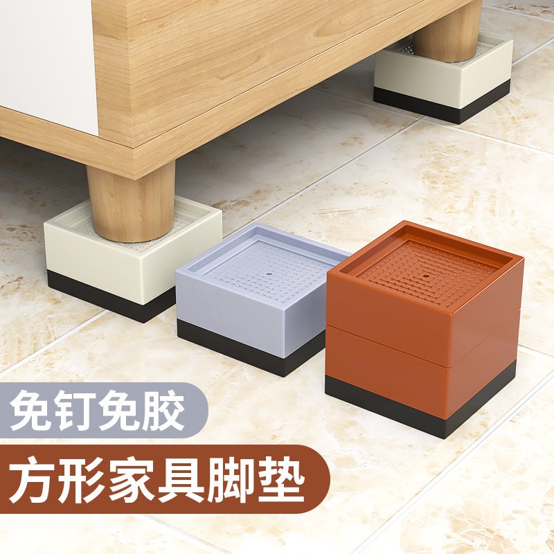 Furniture Non-Slip Foot Mat Table Heightening Artifact Tv Cabinet Coffee Table Mat High Base Bed Sofa Table Leg Support Frame - Image 3