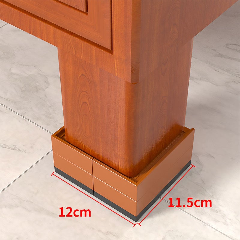 Furniture Non-Slip Foot Mat Table Heightening Artifact Tv Cabinet Coffee Table Mat High Base Bed Sofa Table Leg Support Frame - Image 4