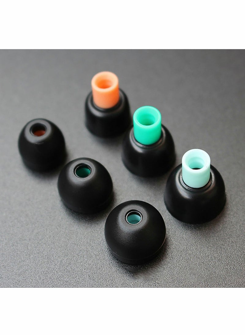 Zikra Replacement Ear Tips for WF-1000XM4, WF-1000XM3, and WF-C500, Flexible Soft Silicone Rubber Skin Ear Buds, 6 Pairs - Image 5