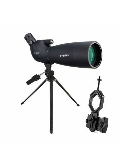 SV28 25-75x70 Spotting Scopes, HD Spotting Scope with Tripod, Long Range Spotter Scope with Phone Adapter for Bird Watching, Target Shooting