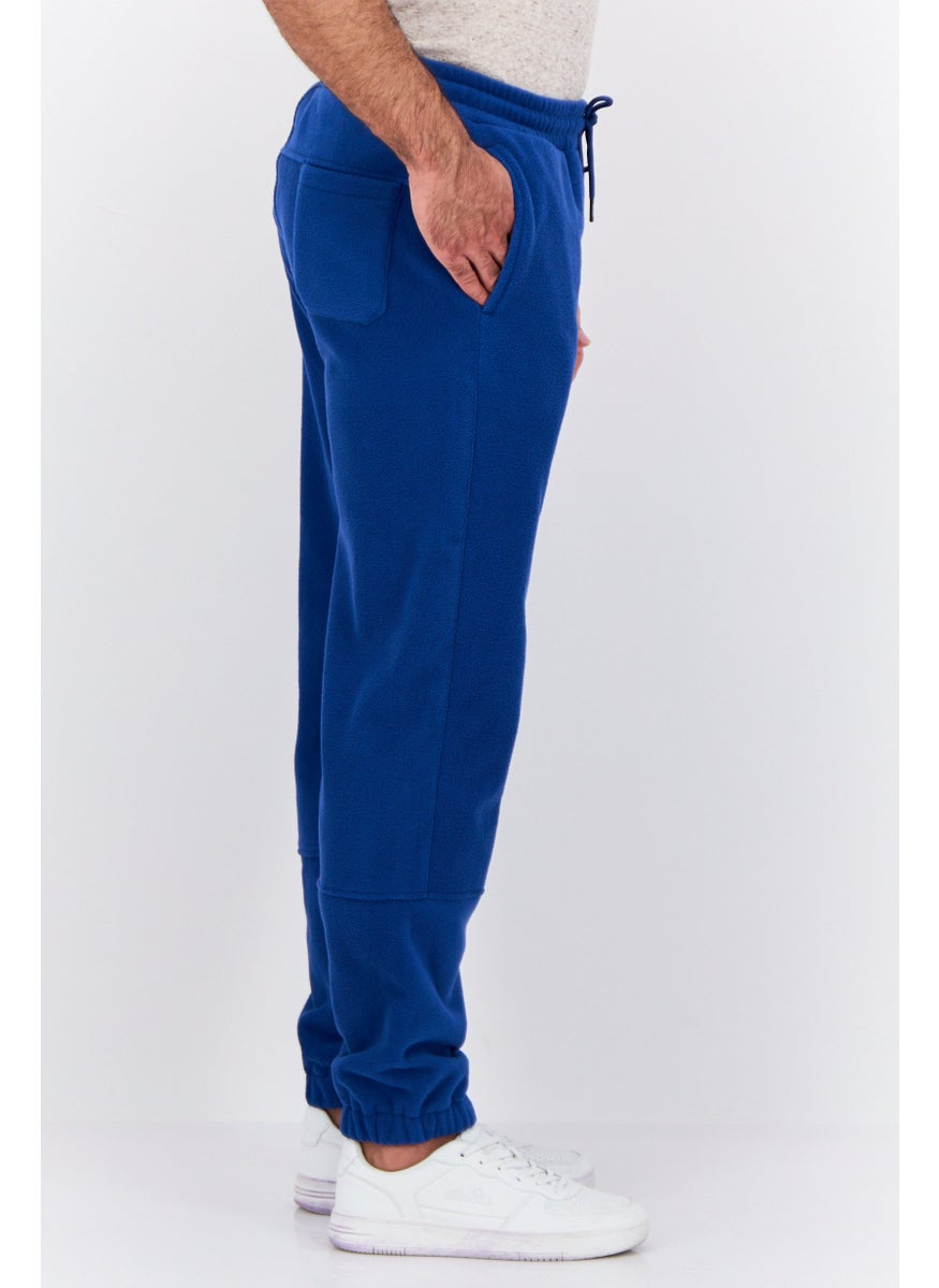 Gotcha - Men Regular Fit Drawstring Brand Logo Sweatpants, Blue - Image 1