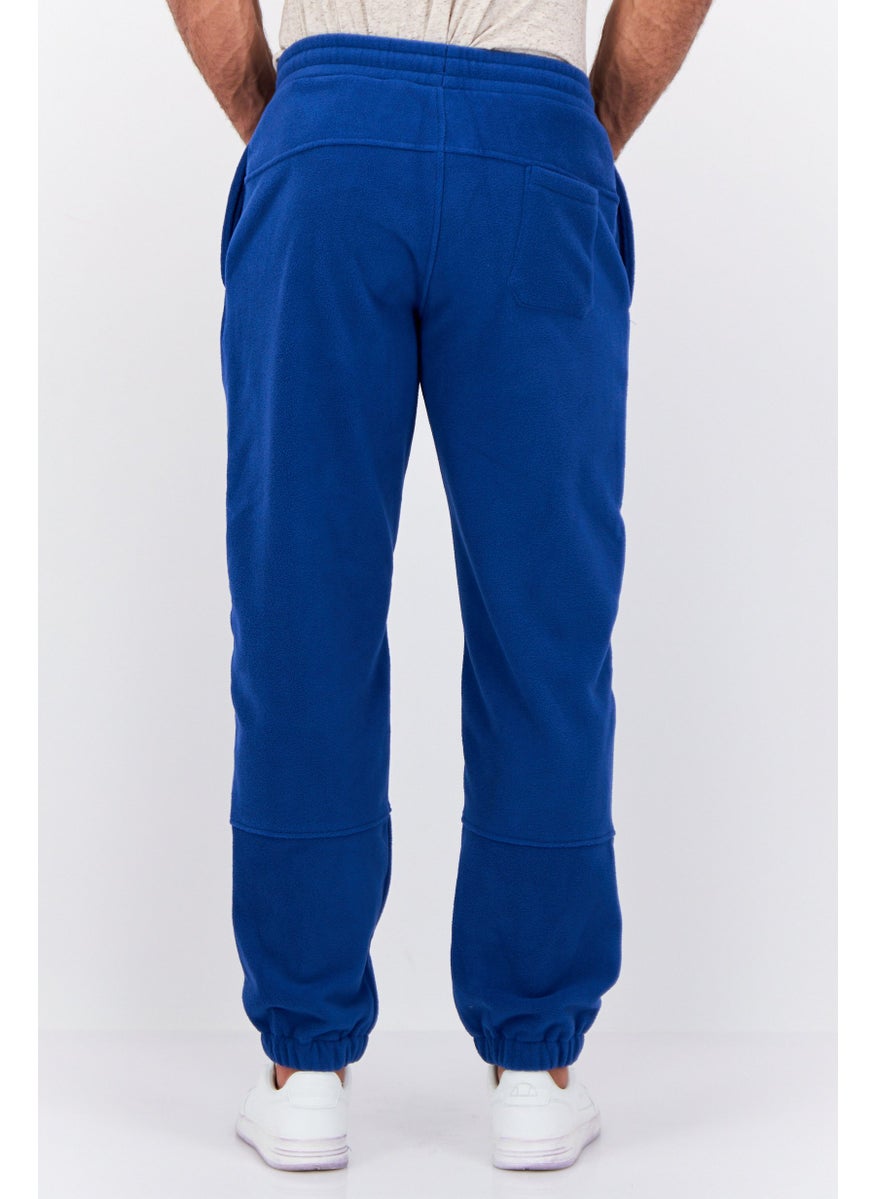 Gotcha - Men Regular Fit Drawstring Brand Logo Sweatpants, Blue - Image 1
