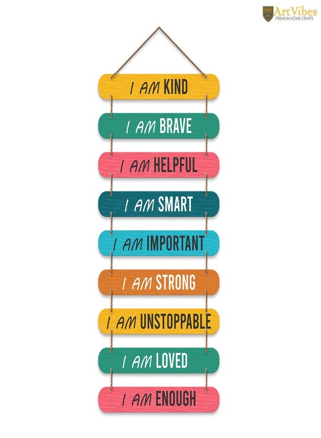Artvibes Self Motivation Quotes Mdf Wooden Wall Hanging for Home Livingroom Art Items | Home Decor Items | Gifts | Wall Art For Hall | Modern Wall Decoration Accessories for Decoration (WH_9305N) - Image 4