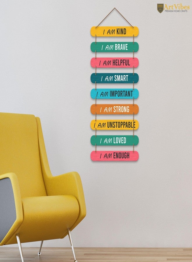 Artvibes Self Motivation Quotes Mdf Wooden Wall Hanging for Home Livingroom Art Items | Home Decor Items | Gifts | Wall Art For Hall | Modern Wall Decoration Accessories for Decoration (WH_9305N) - Image 3