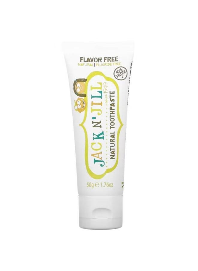 Natural Toothpaste, 6 Months+, Flavor Free, 1.76 oz (50 g) - pzsku/ZEB4907798FF887AF801EZ/45/_/1710220493/459dd930-68aa-4fcb-a33c-127fe9954436