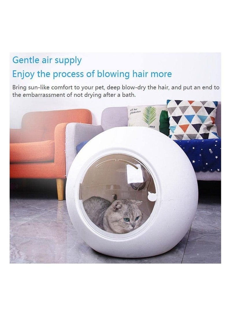Cool Baby COOLBABY Automatic Pet Drying Box,Home Pet Dryer,Temperature Control,360° Three-dimensional Air-drying,Spherical,White  - Image 3