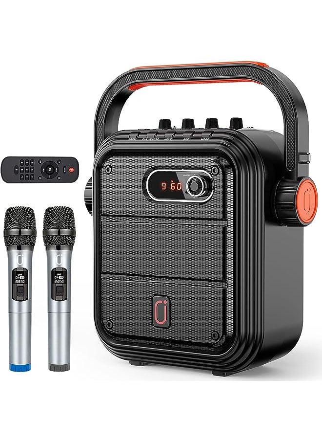 Zaboon - Jyx Karaoke Machine Karaoke Speaker With Microphone Portable Bluetooth Speaker Karaoke Set Rechargeable Pa System With Fm Radio, Audio Recording, Tws, Remote Control, Supports Tf Card/Usb - Image 1