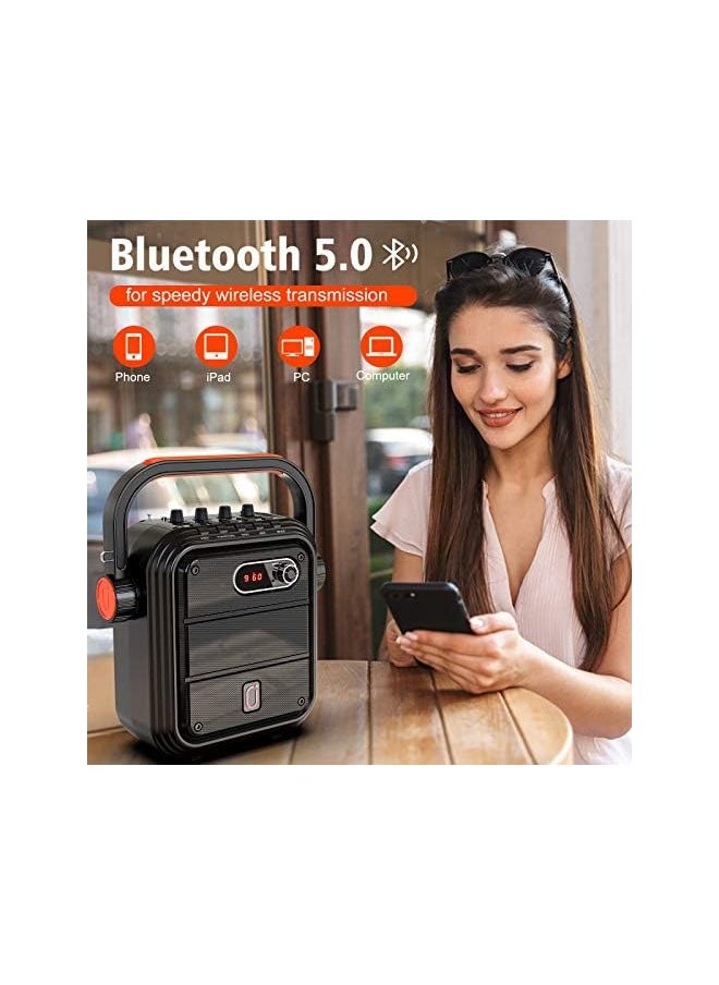 Zaboon - Jyx Karaoke Machine Karaoke Speaker With Microphone Portable Bluetooth Speaker Karaoke Set Rechargeable Pa System With Fm Radio, Audio Recording, Tws, Remote Control, Supports Tf Card/Usb - Image 1
