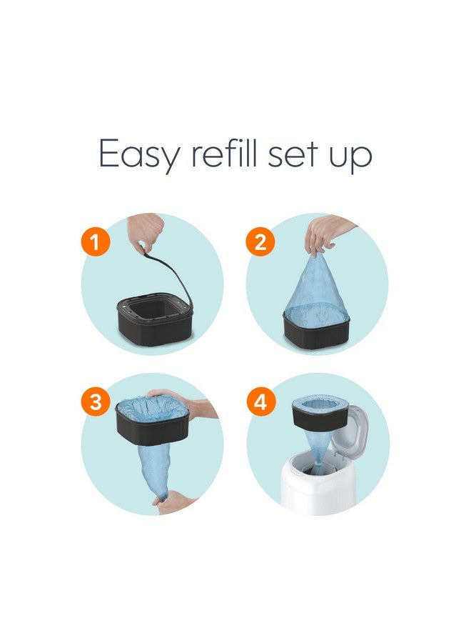 Diaper Genie Jumbo Square Refill, with Continuous Film, can Hold up to 810 Newborn-Sized Diapers per Refill. - Image 4