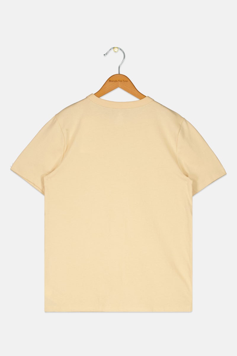 GAP Kids Boy Graphic Print Short Sleeves T-Shirt, Tan  - Image 2