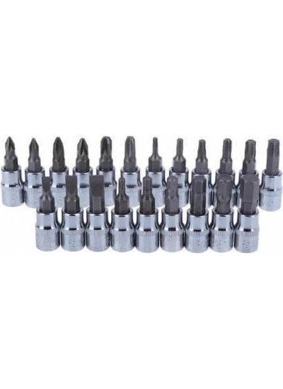 Combat - 46 Piece Socket Set and Tork Set 1/4 with Bag - Image 1