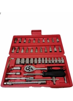 Combat 46 Piece Socket Set and Tork Set 1/4 with Bag  - Image 3
