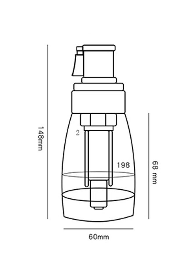 Powder Spray Bottle, Empty Hair Spray Bottle with Locking Nozzle,Refillable Containers Dismountable Cosmetics Bottles for Hairstyling Cleaning Plants Misting  Skin Care (180ml） - Image 2
