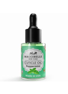 Maccibelle Cuticle Oil 05 oz  Heals Dry Cracked Cuticles Peppermint 05 Fl Oz