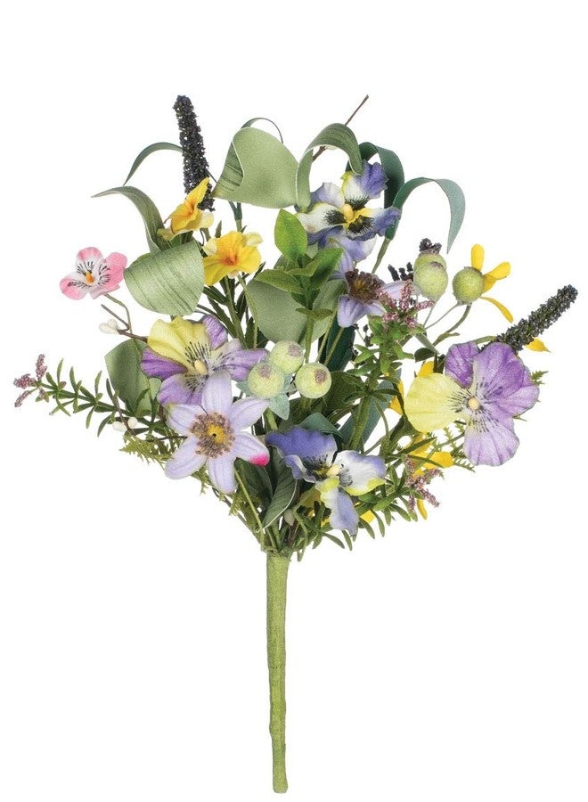 Sullivans Artificial Wildflower Bush, 12.5" - Image 1
