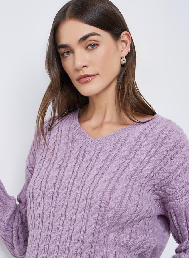 ستايلي سويتر كاجوال بتفاصيل محبوكة - Image 4
