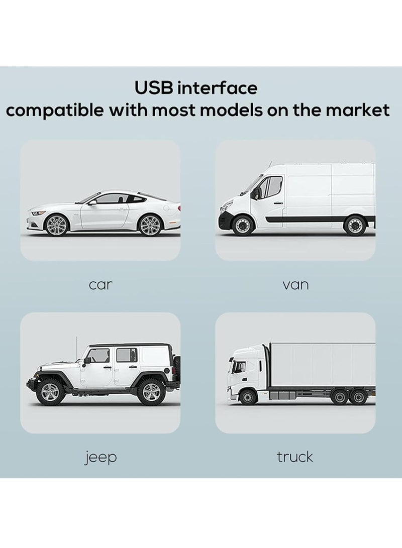 Loquat Rv Seat Breeze Fan, Car Fans Seat Cooling Fans, Usb Vehicle Seat Cooler, Car Seat Cooling Fan, 3 Wind Speeds, Car Vehicle Inddor Use, Cooling Air Fan Usb Powered for All Cars Vehicle Van Truck - Image 5