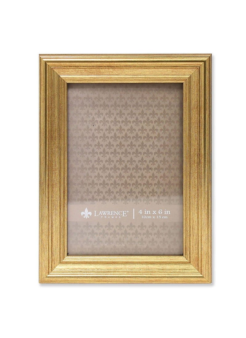 Lawrence Frames Lawrence Frames Sutter Burnished Picture Frame  Gold  4x6 