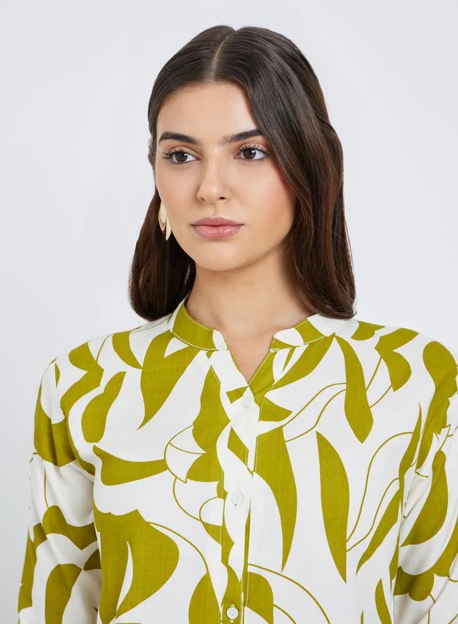Maxim Creation Maxim Creation Women Abstract Print Top and Pants Co-Ords
