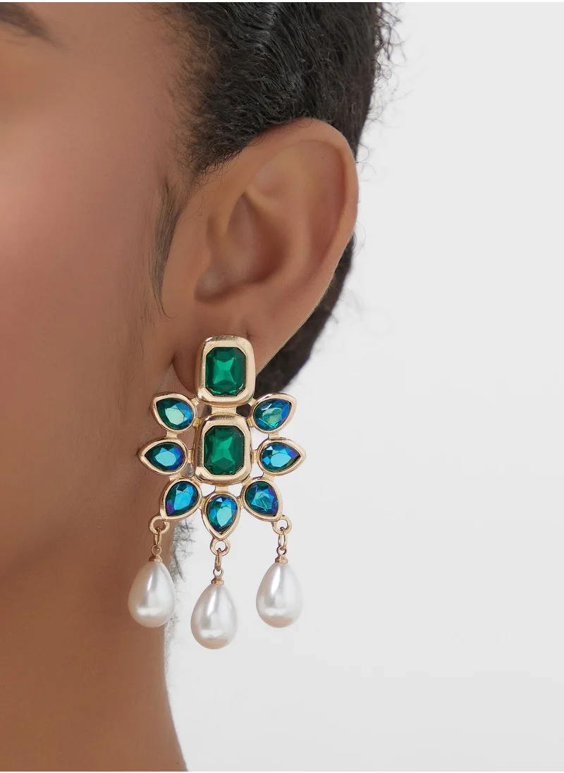 Khizana Embellished Stud Earrings