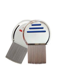 ZYOUNG 2 Pcs Stainless Steel Hair Dandruff Comb  - Image 1