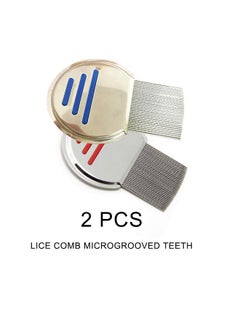 ZYOUNG 2 Pcs Stainless Steel Hair Dandruff Comb  - Image 2