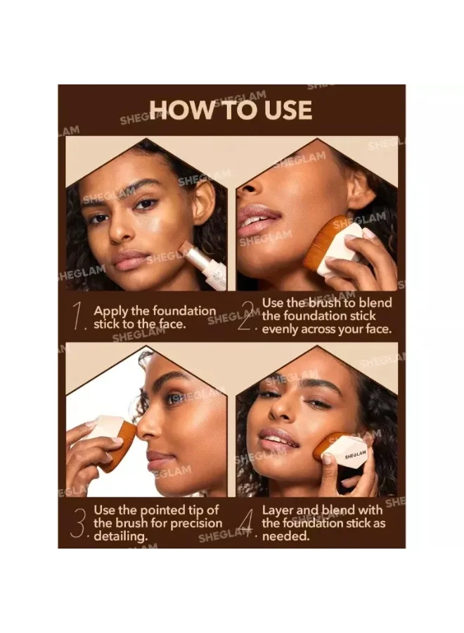 Sheglam  Skin Magnet Foundation Brush for Women | Best Price UAE