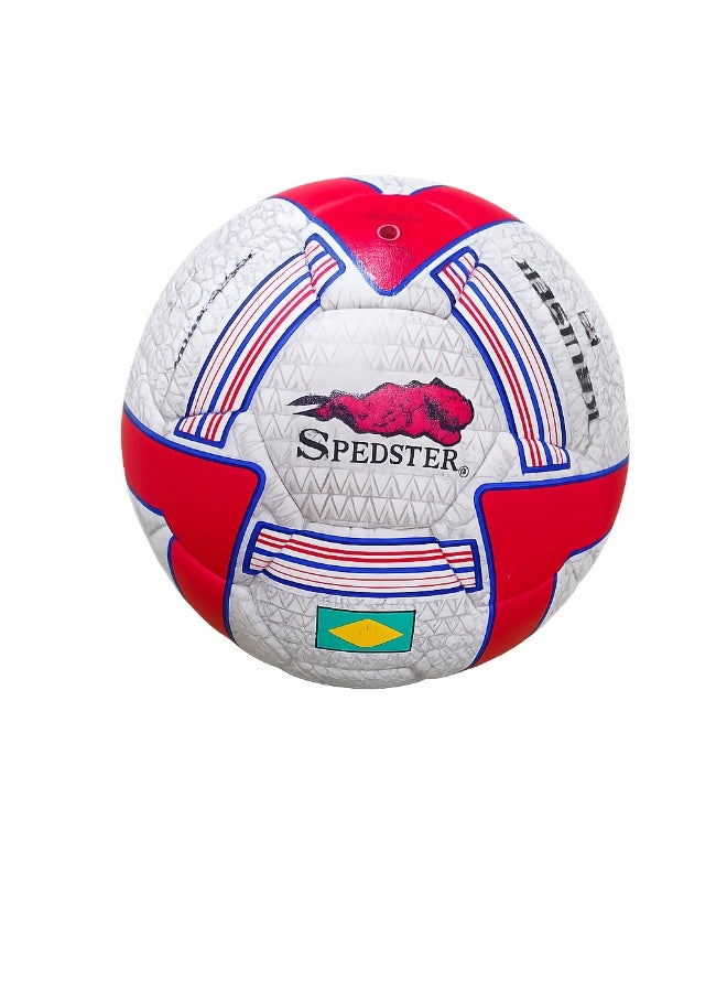 Spedster Soccer Ball Premium Match Ball Football Size 5 Hand Stitched - Image 1