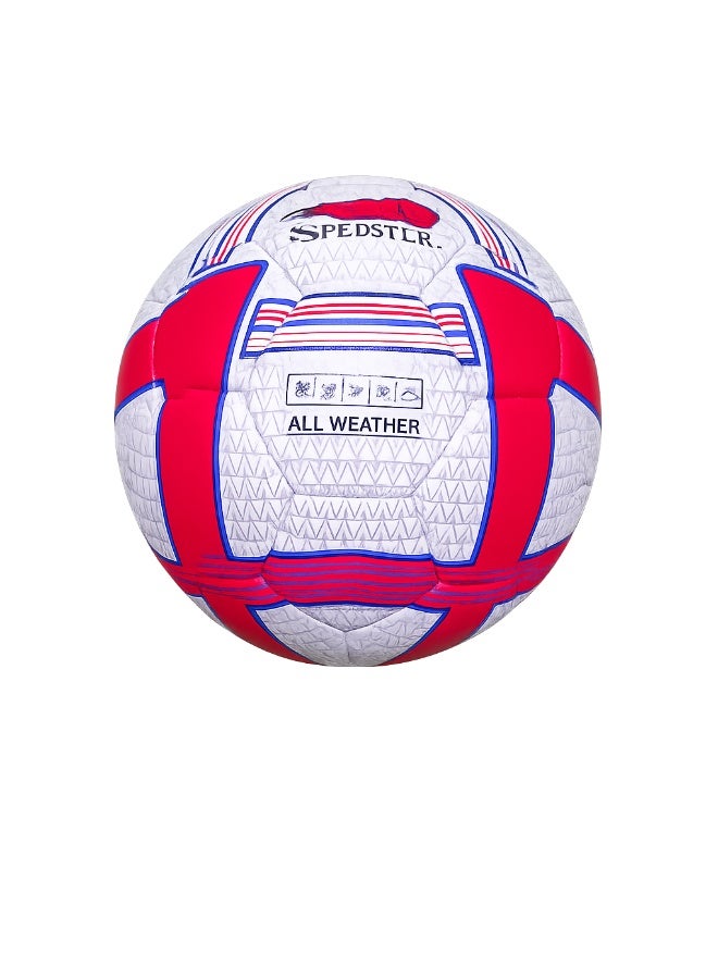 Spedster Soccer Ball Premium Match Ball Football Size 5 Hand Stitched - Image 2