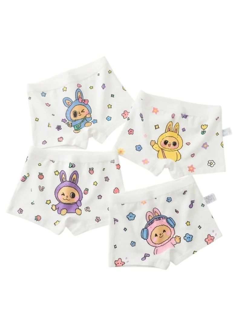 Bidani Cotton Soft Comfort Printed Panties – 4 PC Girl
